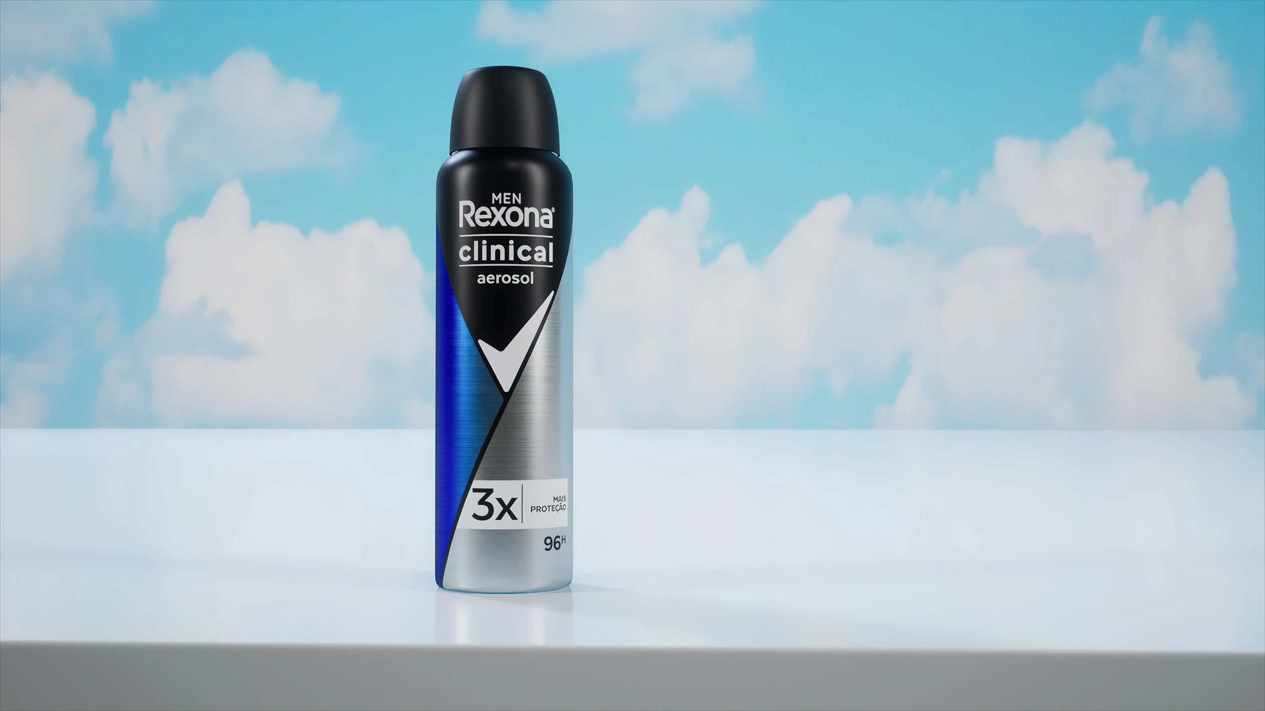 3D model of a Rexona aerosol can